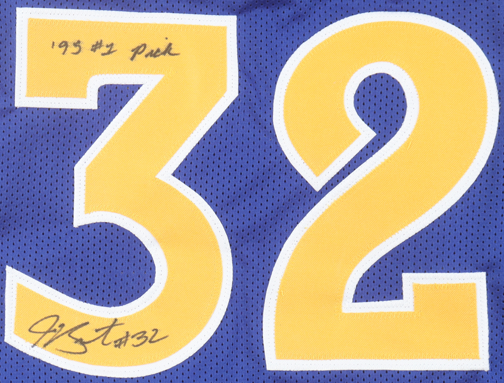 Joe Smith Signed Jersey Inscribed "'95 #1 Pick" (All World Memorabilia) at PristineAuction.com Joe Smith Signed Jersey Inscribed "'95 #1 Pick" (All World Memorabilia) at PristineAuction.com
