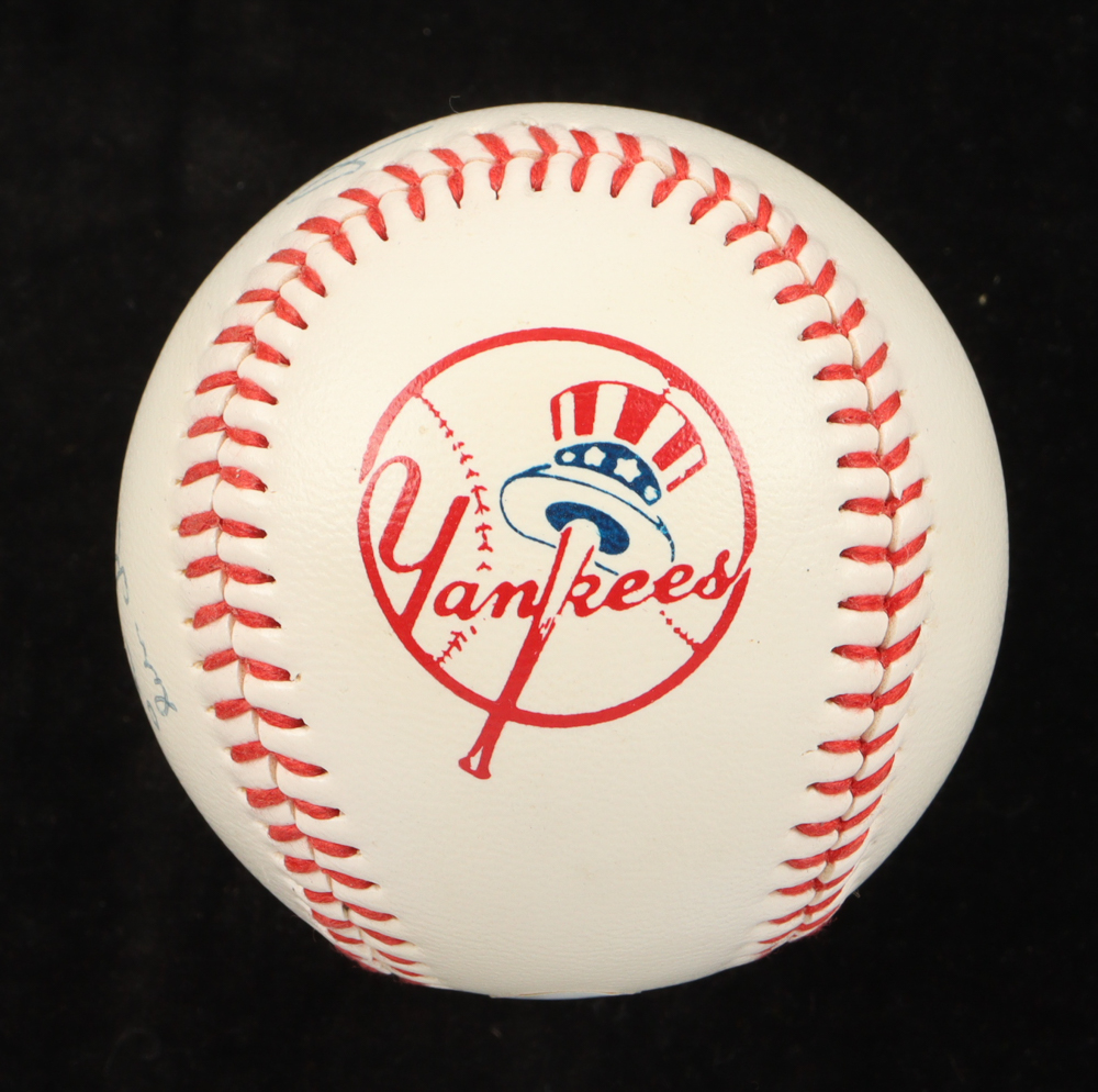 Billy Martin Signed Yankees Kool-Aid Logo Baseball & 1952 Topps #175 RC Inscribed "Best of Luck" With A Display Case (JSA) at PristineAuction.com Billy Martin Signed Yankees Kool-Aid Logo Baseball & 1952 Topps #175 RC Inscribed "Best of Luck" With A Display Case (JSA) at PristineAuction.com