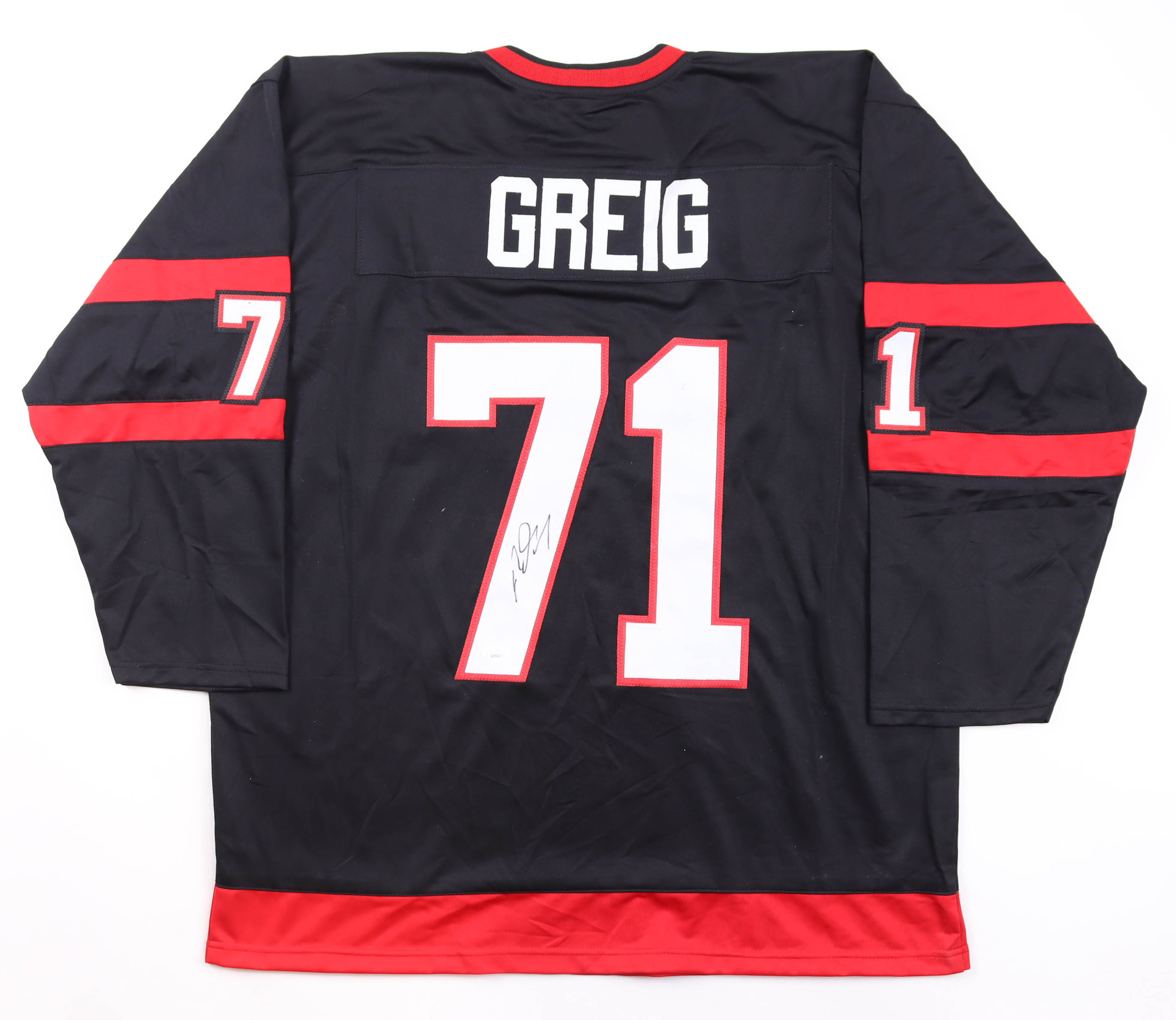 Ridly Greig Signed Jersey (JSA) at PristineAuction.com Ridly Greig Signed Jersey (JSA) at PristineAuction.com