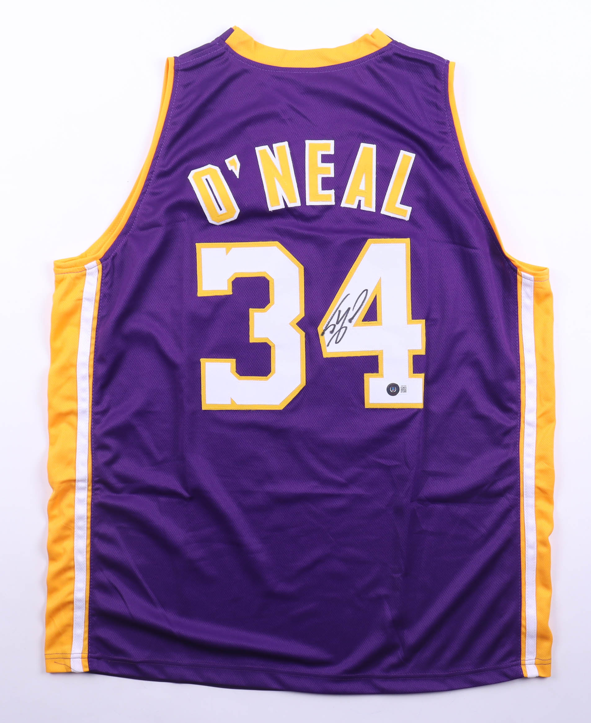 Shaquille O'Neal Signed Jersey (Beckett) at PristineAuction.com Shaquille O'Neal Signed Jersey (Beckett) at PristineAuction.com