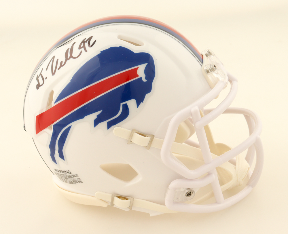 Dorian Williams Signed Bills Speed Mini Helmet (TSE) at PristineAuction.com Dorian Williams Signed Bills Speed Mini Helmet (TSE) at PristineAuction.com