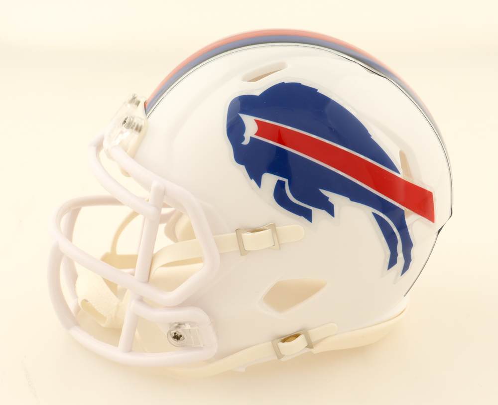Dorian Williams Signed Bills Speed Mini Helmet (TSE) at PristineAuction.com Dorian Williams Signed Bills Speed Mini Helmet (TSE) at PristineAuction.com
