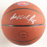 Ben Wallace Signed Pistons Logo NBA Basketball (Schwartz) at PristineAuction.com