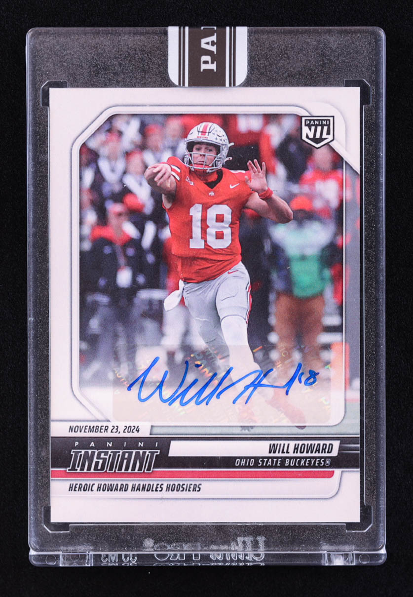 Will Howard 2024 Panini Instant NIL Signatures #WHD at PristineAuction.com Will Howard 2024 Panini Instant NIL Signatures #WHD at PristineAuction.com