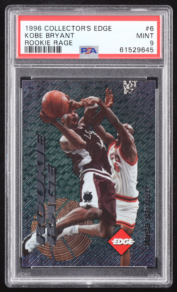 Kobe Bryant 1996 Collector's Edge #6 RC (PSA 9) at PristineAuction.com Kobe Bryant 1996 Collector's Edge #6 RC (PSA 9) at PristineAuction.com