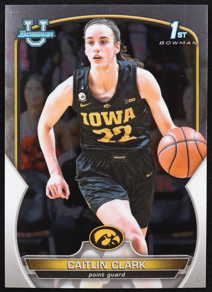 Caitlin Clark 2022-23 Bowman Chrome University #50 RC at PristineAuction.com Caitlin Clark 2022-23 Bowman Chrome University #50 RC at PristineAuction.com