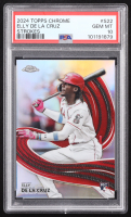 Elly De La Cruz 2024 Topps Chrome Strokes #S22 RC (PSA 10) at PristineAuction.com