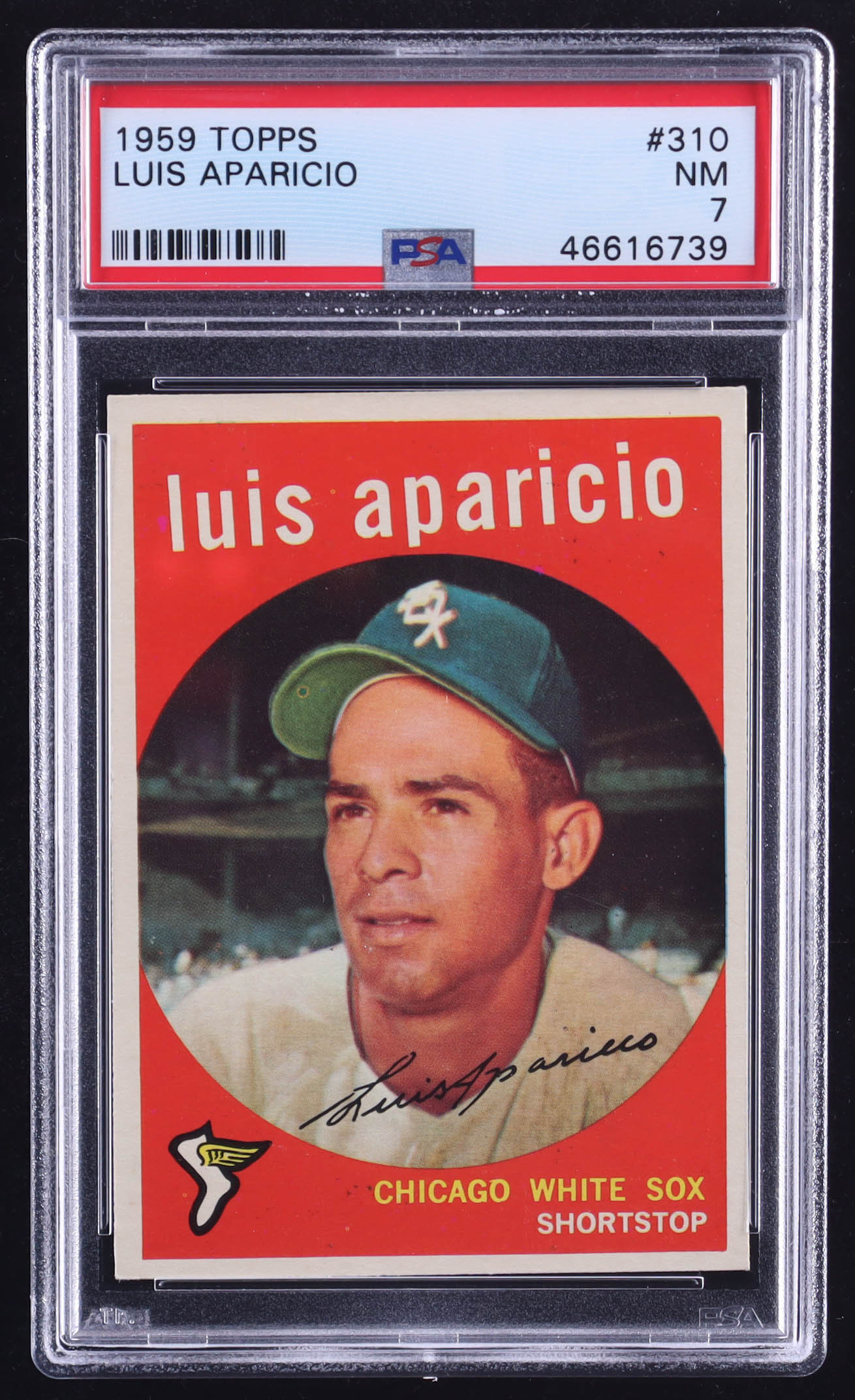 Luis Aparicio 1959 Topps #310 (PSA 7) at PristineAuction.com Luis Aparicio 1959 Topps #310 (PSA 7) at PristineAuction.com