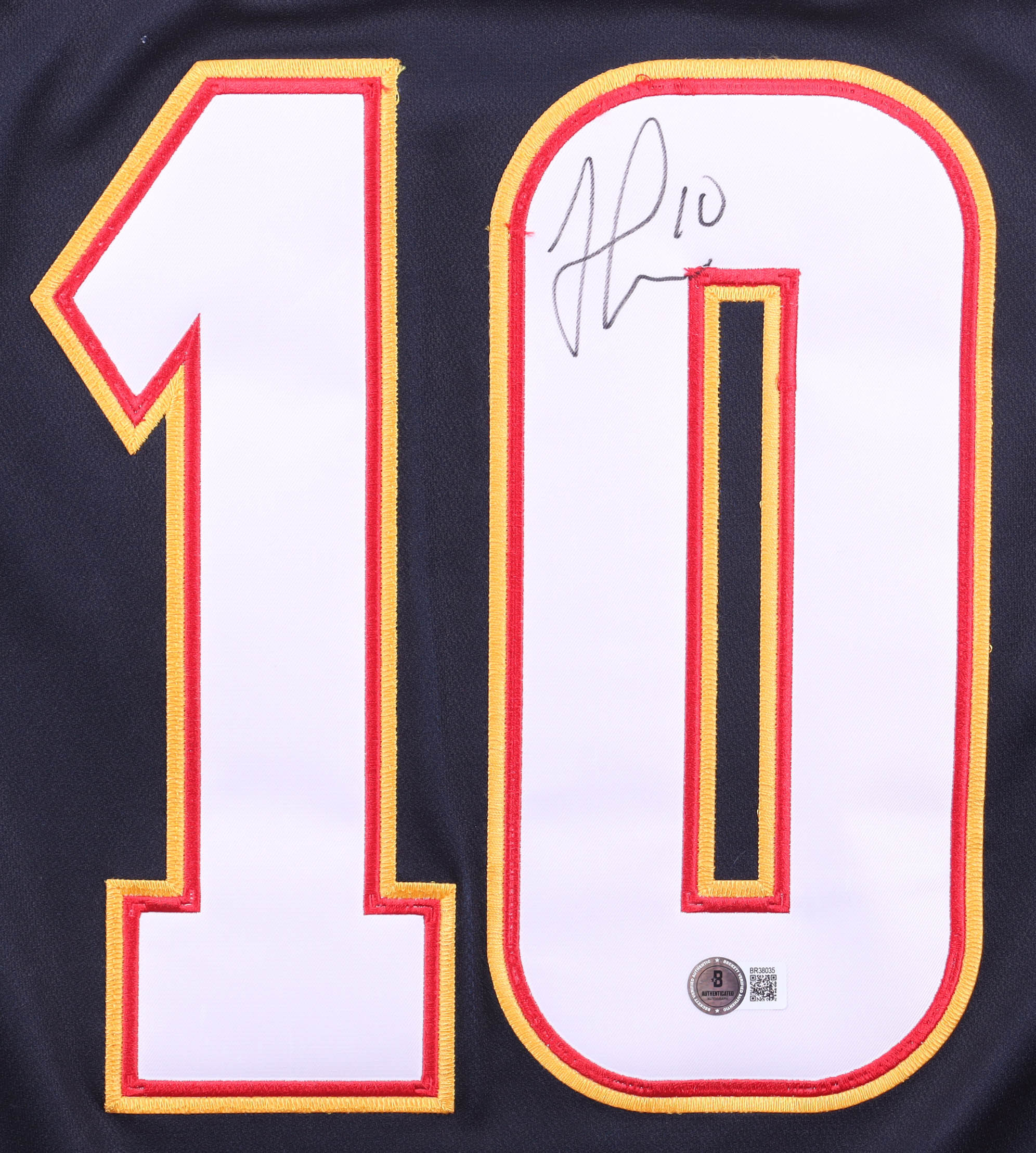 Jonathan Huberdeau Signed Jersey (Beckett) at PristineAuction.com Jonathan Huberdeau Signed Jersey (Beckett) at PristineAuction.com