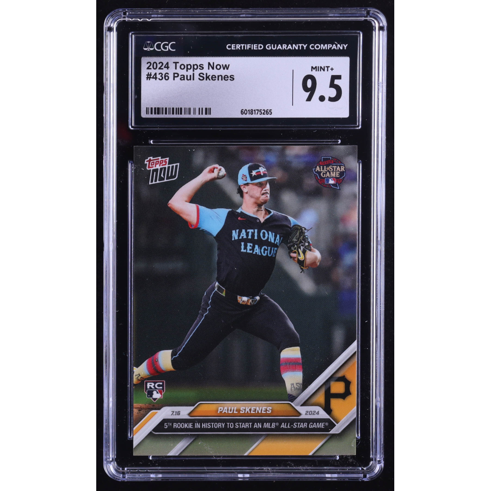 Paul Skenes 2024 Topps Now #436 RC (CGC 9.5) at PristineAuction.com