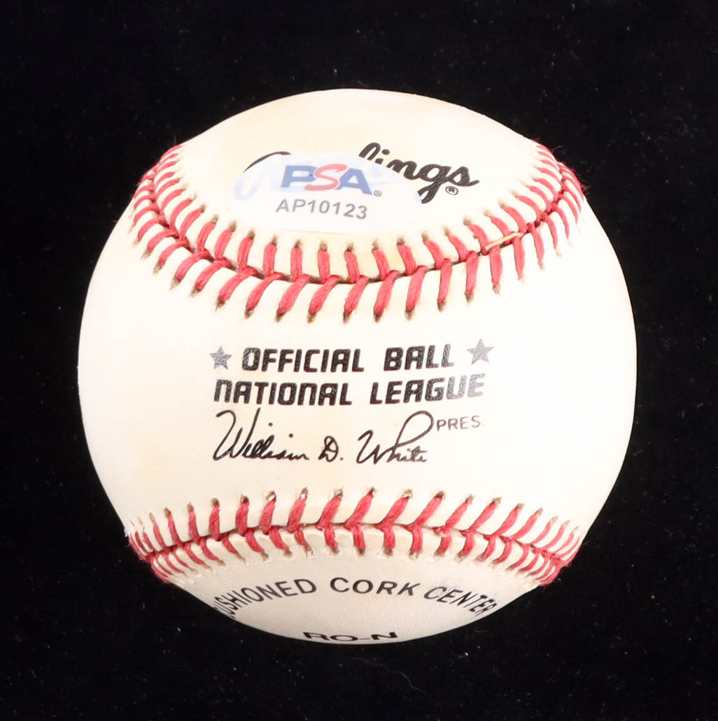 Stan Musial Signed ONL Baseball Inscribed "3630" (PSA) at PristineAuction.com Stan Musial Signed ONL Baseball Inscribed "3630" (PSA) at PristineAuction.com