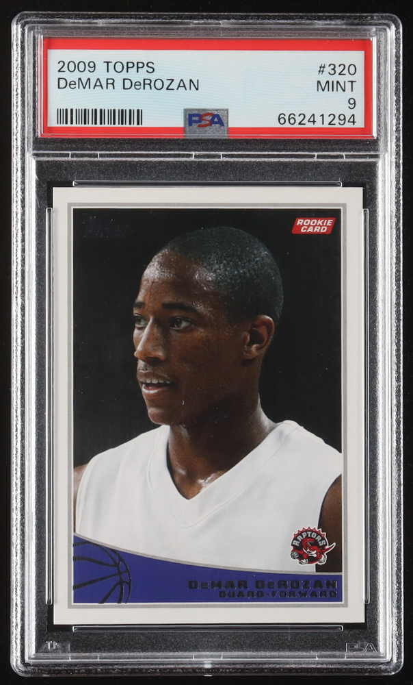 DeMar DeRozan 2009-10 Topps #320 RC (PSA 9) at PristineAuction.com DeMar DeRozan 2009-10 Topps #320 RC (PSA 9) at PristineAuction.com