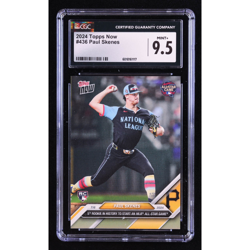 Paul Skenes 2024 Topps Now #436 RC (CGC 9.5) at PristineAuction.com