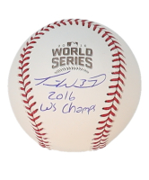 Travis Wood Signed 2016 World Series Baseball Inscribed "2016 WS Champs" (Schwartz) at PristineAuction.com