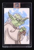Yoda | Star Wars | Original Art Sketch Card by Tom Hodges (1/1 Original Art) at PristineAuction.com
