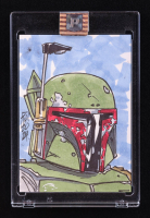 Boba Fett | Star Wars | Original Art Sketch Card by Tom Hodges (1/1 Original Art) at PristineAuction.com
