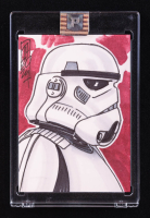 Imperial Stormtrooper | Star Wars | Original Art Sketch Card by Tom Hodges (1/1 Original Art) at PristineAuction.com