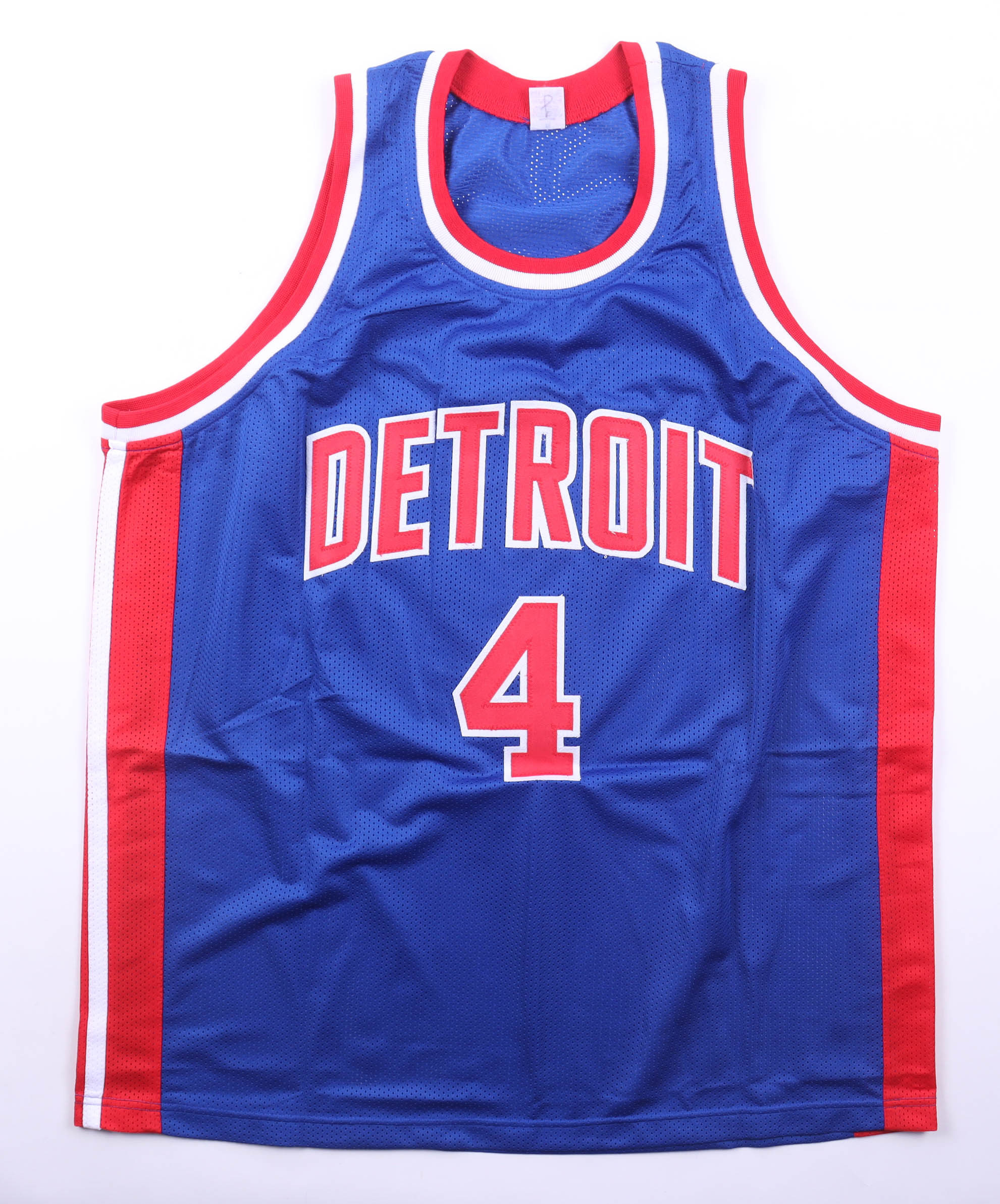 Joe Dumars Signed Jersey (Beckett) at PristineAuction.com Joe Dumars Signed Jersey (Beckett) at PristineAuction.com