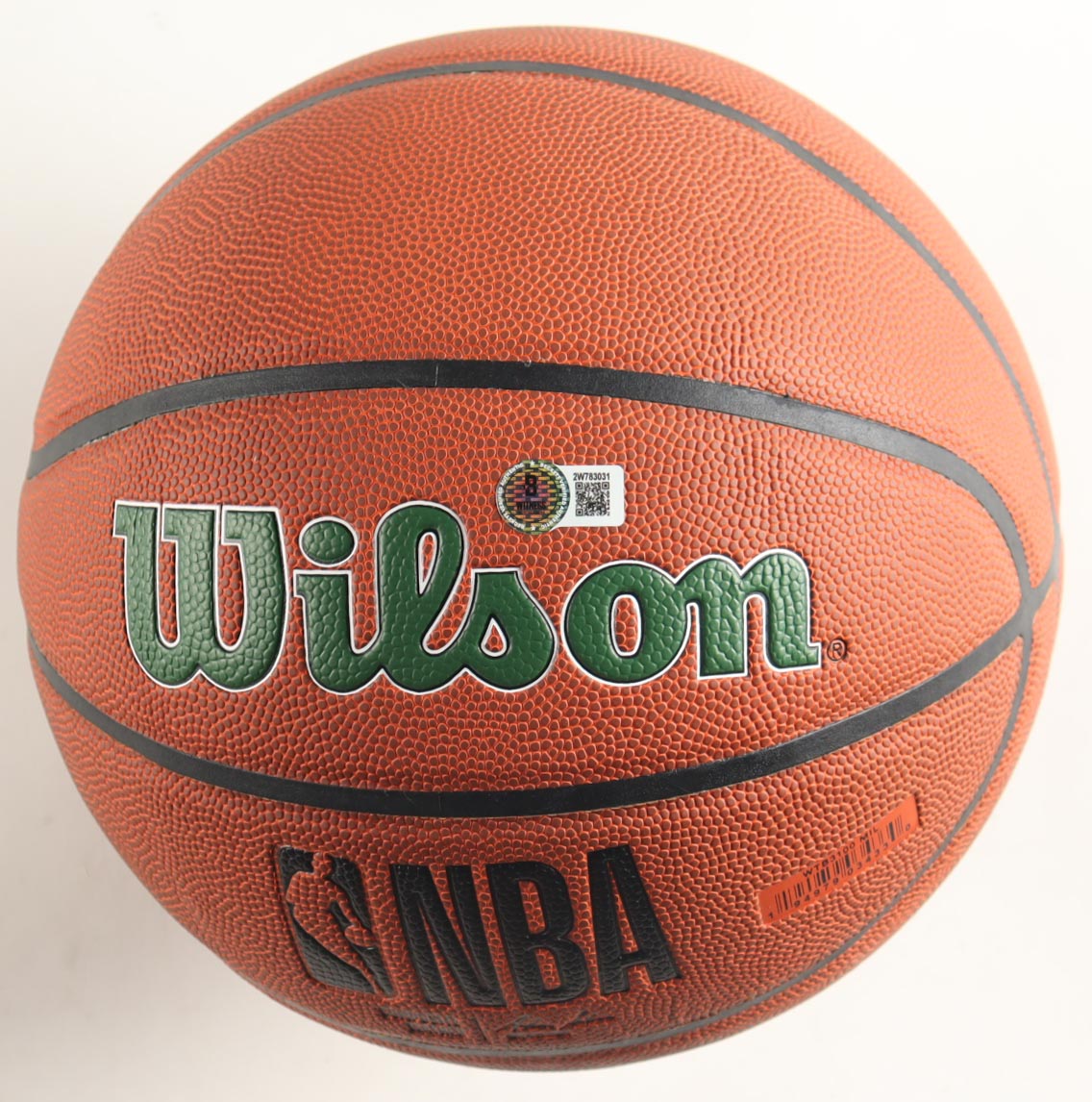 Giannis Antetokounmpo Signed Bucks Logo NBA Basketball (Beckett) at PristineAuction.com Giannis Antetokounmpo Signed Bucks Logo NBA Basketball (Beckett) at PristineAuction.com
