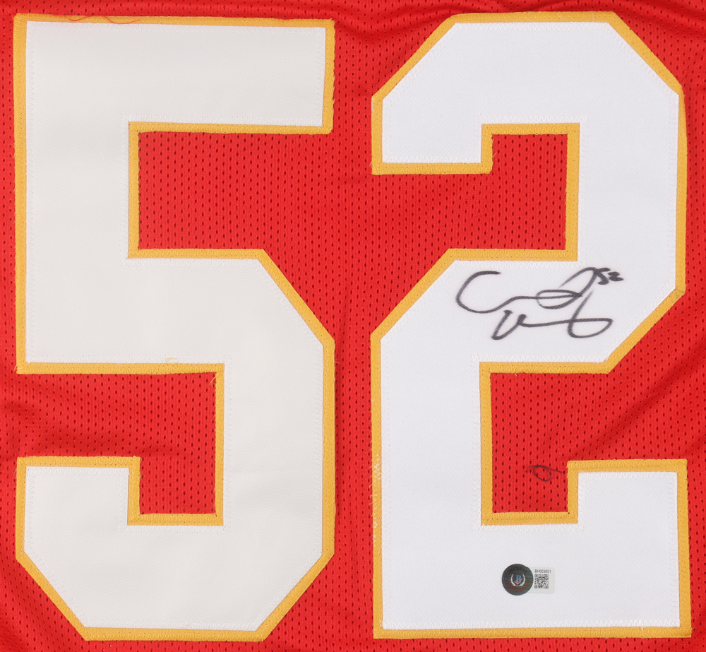 Creed Humphrey Signed Jersey (Beckett) at PristineAuction.com Creed Humphrey Signed Jersey (Beckett) at PristineAuction.com