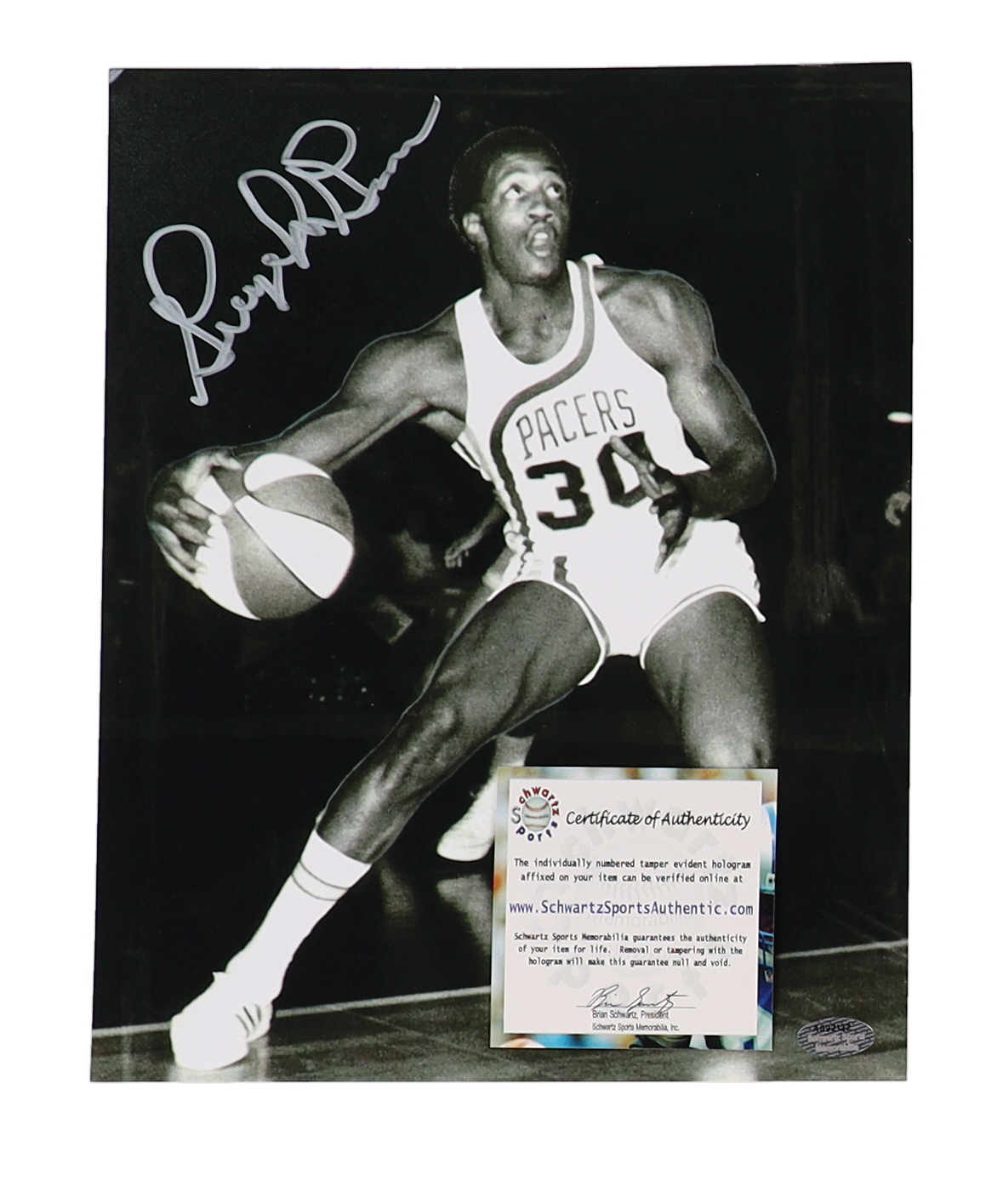 George McGinnis Signed Pacers 8x10 Photo (Schwartz) at PristineAuction.com George McGinnis Signed Pacers 8x10 Photo (Schwartz) at PristineAuction.com