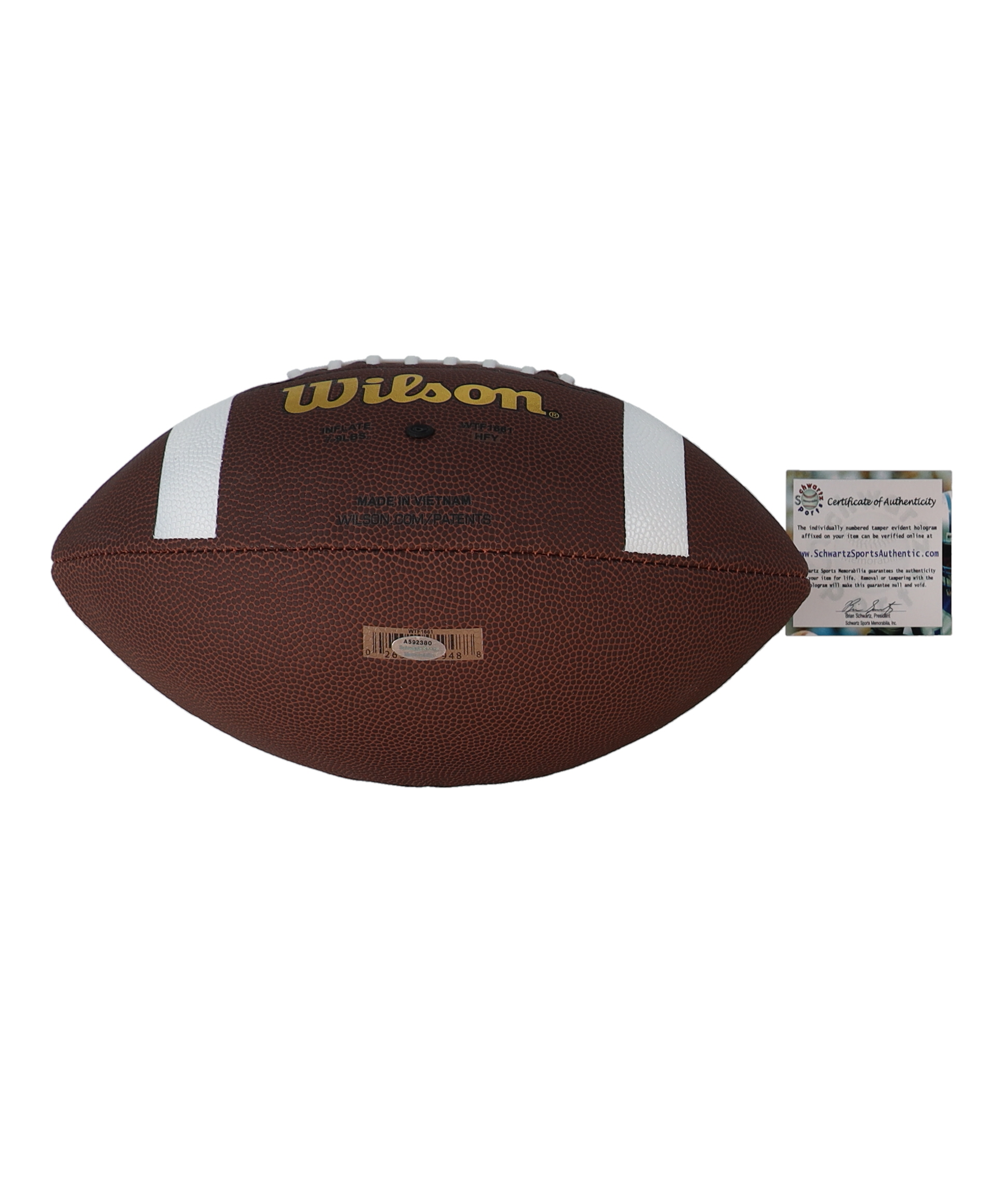 Johnny Manziel Signed NCAA Football (Schwartz) at PristineAuction.com Johnny Manziel Signed NCAA Football (Schwartz) at PristineAuction.com