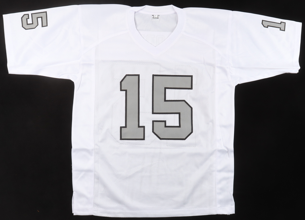 Tom Flores Signed Jersey (Beckett) at PristineAuction.com Tom Flores Signed Jersey (Beckett) at PristineAuction.com