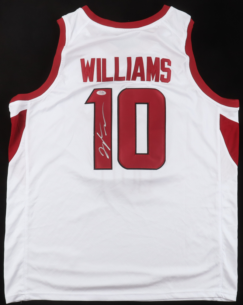 Jaylin Williams Signed Jersey (PSA) at PristineAuction.com Jaylin Williams Signed Jersey (PSA) at PristineAuction.com
