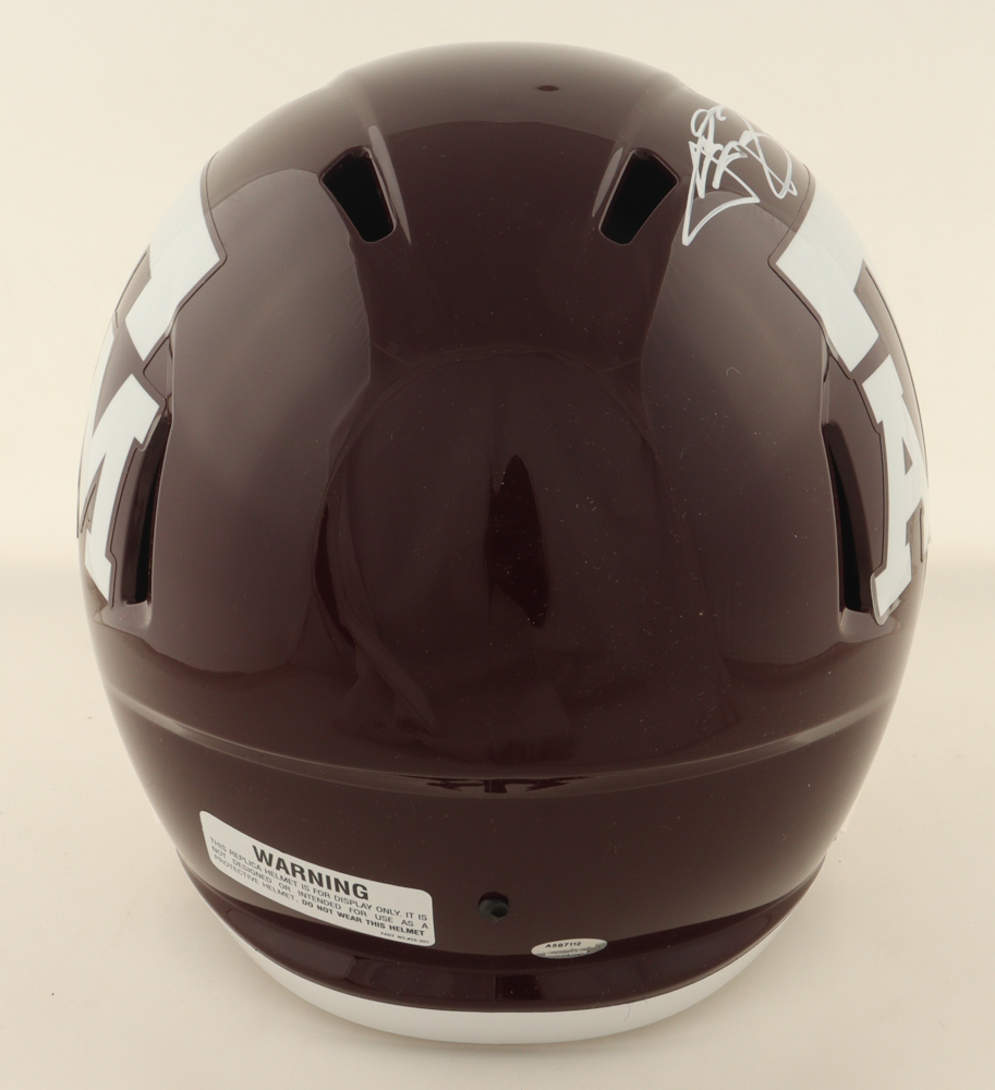Johnny Manziel Signed Texas A&M Aggies Full-Size Speed Helmet (Schwartz) at PristineAuction.com Johnny Manziel Signed Texas A&M Aggies Full-Size Speed Helmet (Schwartz) at PristineAuction.com