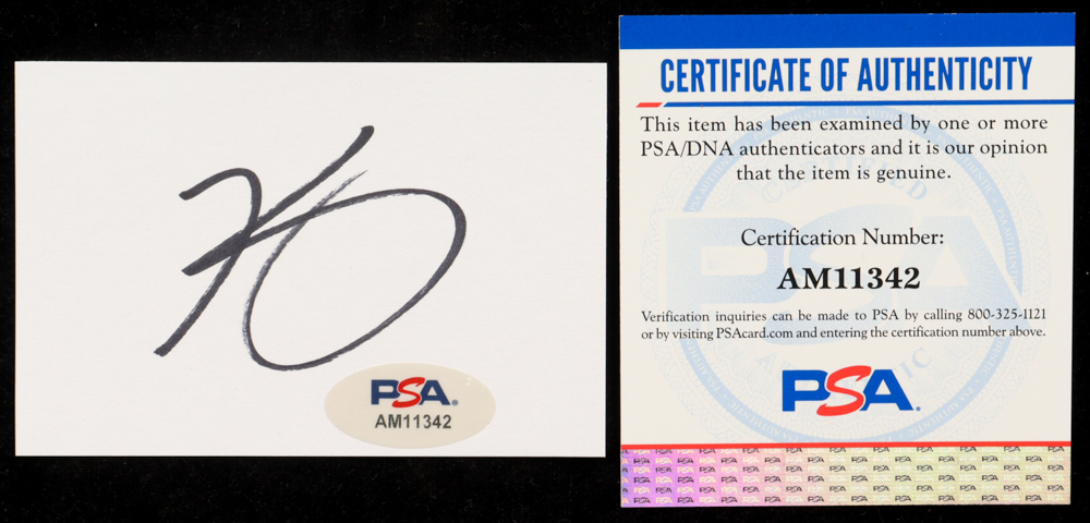 Kevin Hart Signed Cut (PSA) at PristineAuction.com Kevin Hart Signed Cut (PSA) at PristineAuction.com