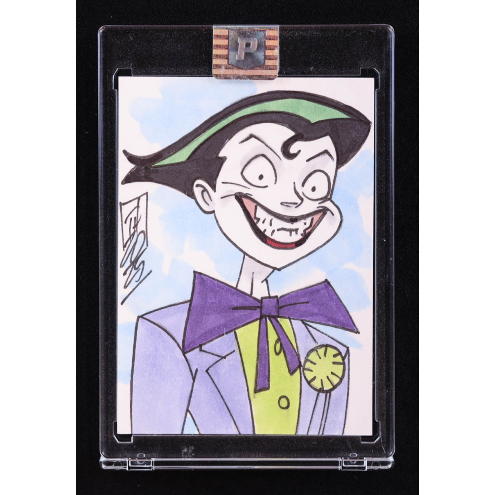 Joker | DC | Original Art Sketch Card by Tom Hodges (1/1 Original Art) at PristineAuction.com