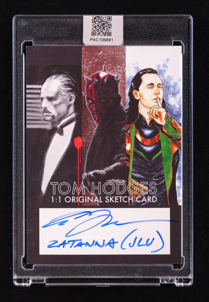 Zatanna | DC | Original Art Sketch Card by Tom Hodges (1/1 Original Art ...