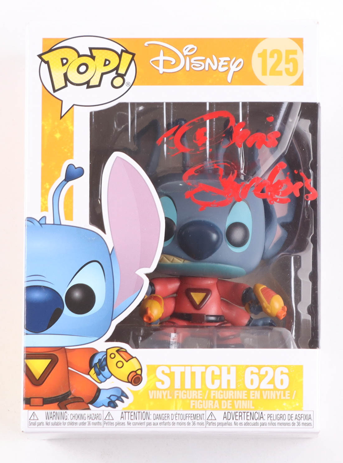 Chris Sanders Signed "Disney" #125 Stitch Funko Pop! Vinyl Figure (JSA) at PristineAuction.com Chris Sanders Signed "Disney" #125 Stitch Funko Pop! Vinyl Figure (JSA) at PristineAuction.com