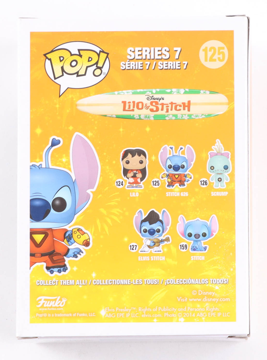 Chris Sanders Signed "Disney" #125 Stitch Funko Pop! Vinyl Figure (JSA) at PristineAuction.com Chris Sanders Signed "Disney" #125 Stitch Funko Pop! Vinyl Figure (JSA) at PristineAuction.com