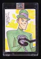 The Riddler | DC | Original Art Sketch Card by Tom Hodges (1/1 Original Art) at PristineAuction.com
