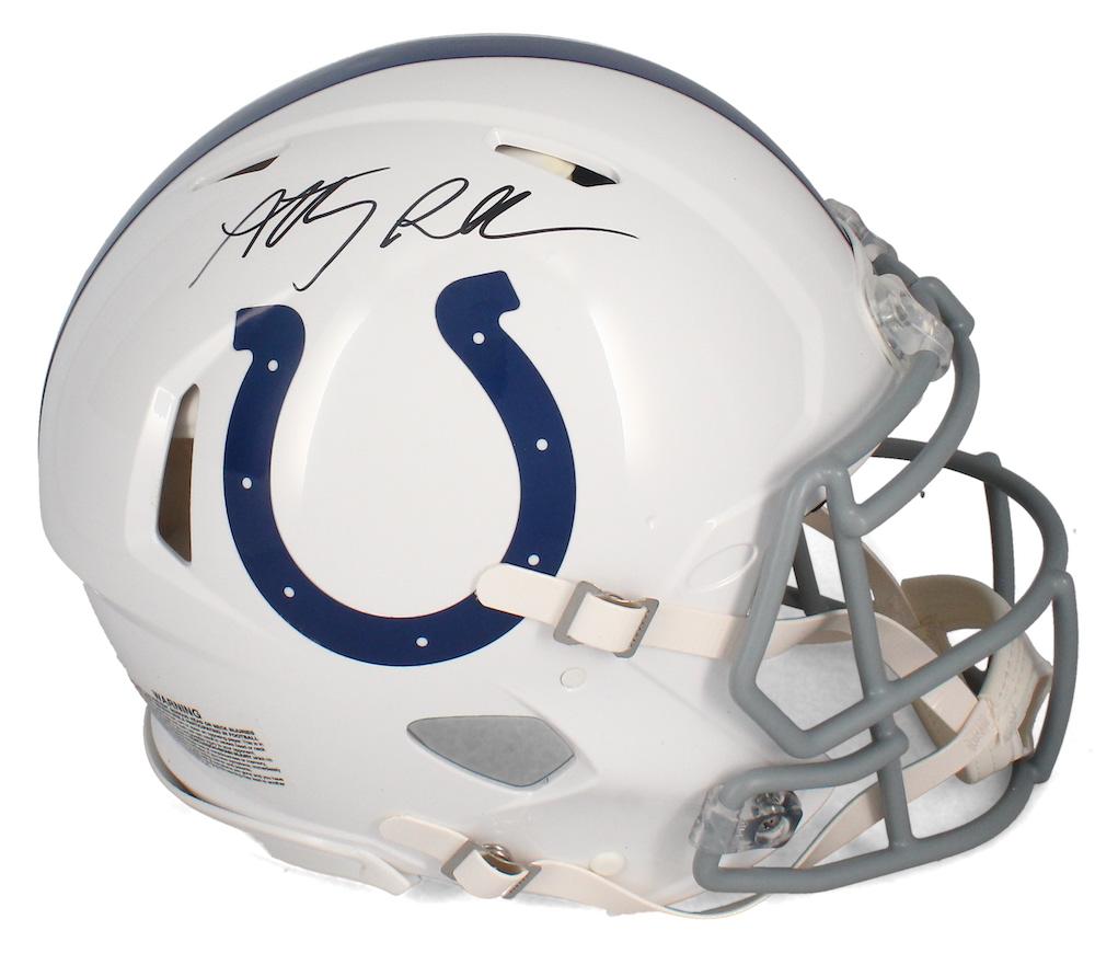 Anthony Richardson Signed Colts Full-Size Authentic On-Field Speed Helmet (Fanatics) at PristineAuction.com Anthony Richardson Signed Colts Full-Size Authentic On-Field Speed Helmet (Fanatics) at PristineAuction.com