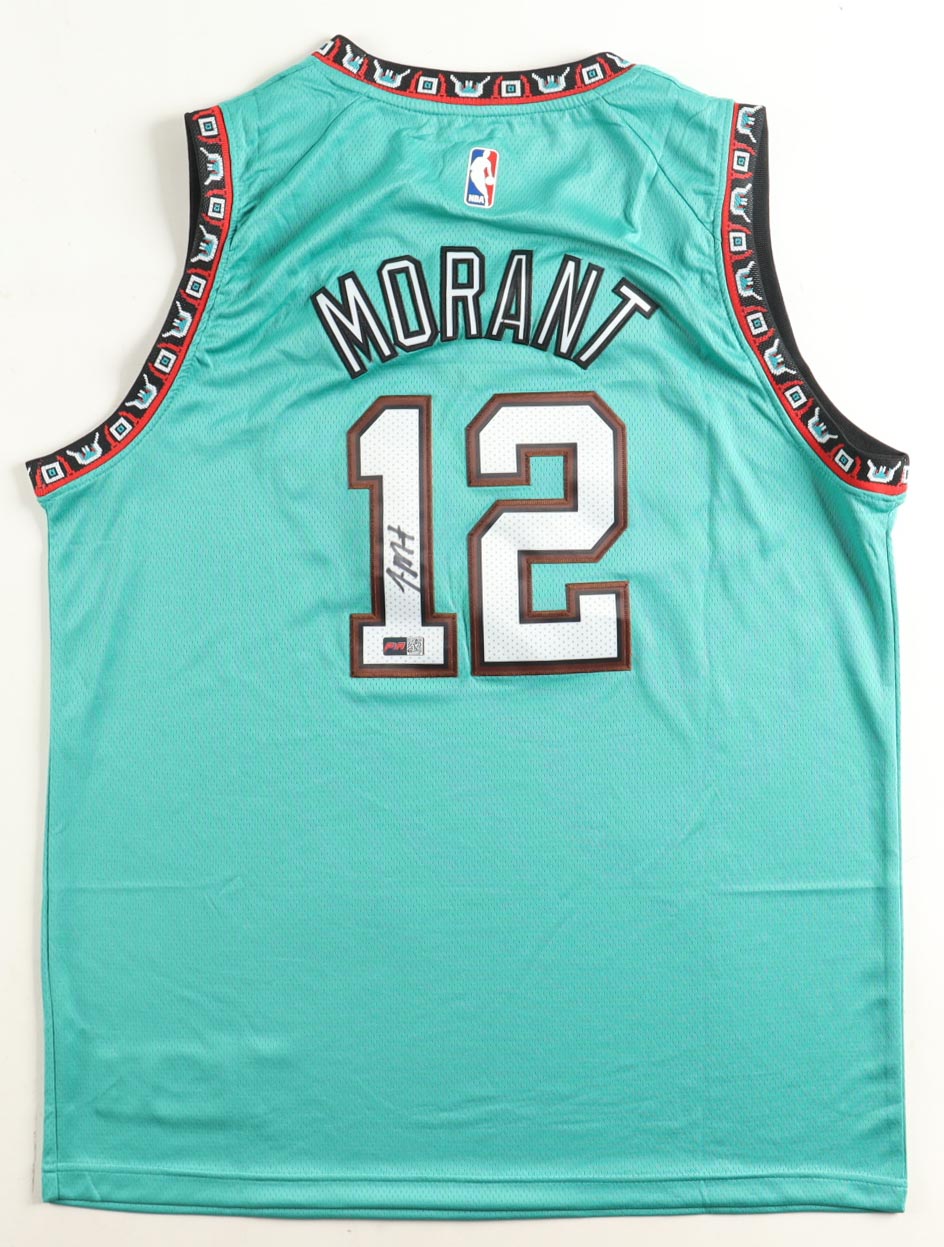 Ja Morant Signed Grizzlies Jersey (PIA) at PristineAuction.com Ja Morant Signed Grizzlies Jersey (PIA) at PristineAuction.com