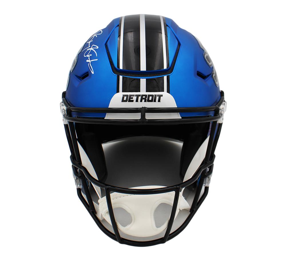 Barry Sanders Signed Lions Full-Size Authentic On-Field Alternate Speedflex Helmet (Schwartz) at PristineAuction.com Barry Sanders Signed Lions Full-Size Authentic On-Field Alternate Speedflex Helmet (Schwartz) at PristineAuction.com