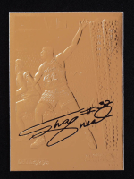 Shaquille O'Neal 1997 Fleer Signature Series 23Kt Gold Card at PristineAuction.com