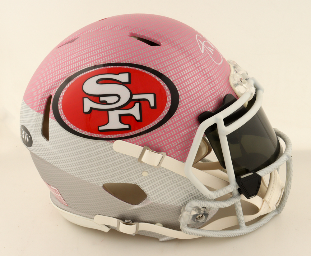 Steve Young Signed 49ers Full-Size Authentic On-Field Hydro-Dipped Speed Helmet with Visor (Beckett) at PristineAuction.com Steve Young Signed 49ers Full-Size Authentic On-Field Hydro-Dipped Speed Helmet with Visor (Beckett) at PristineAuction.com