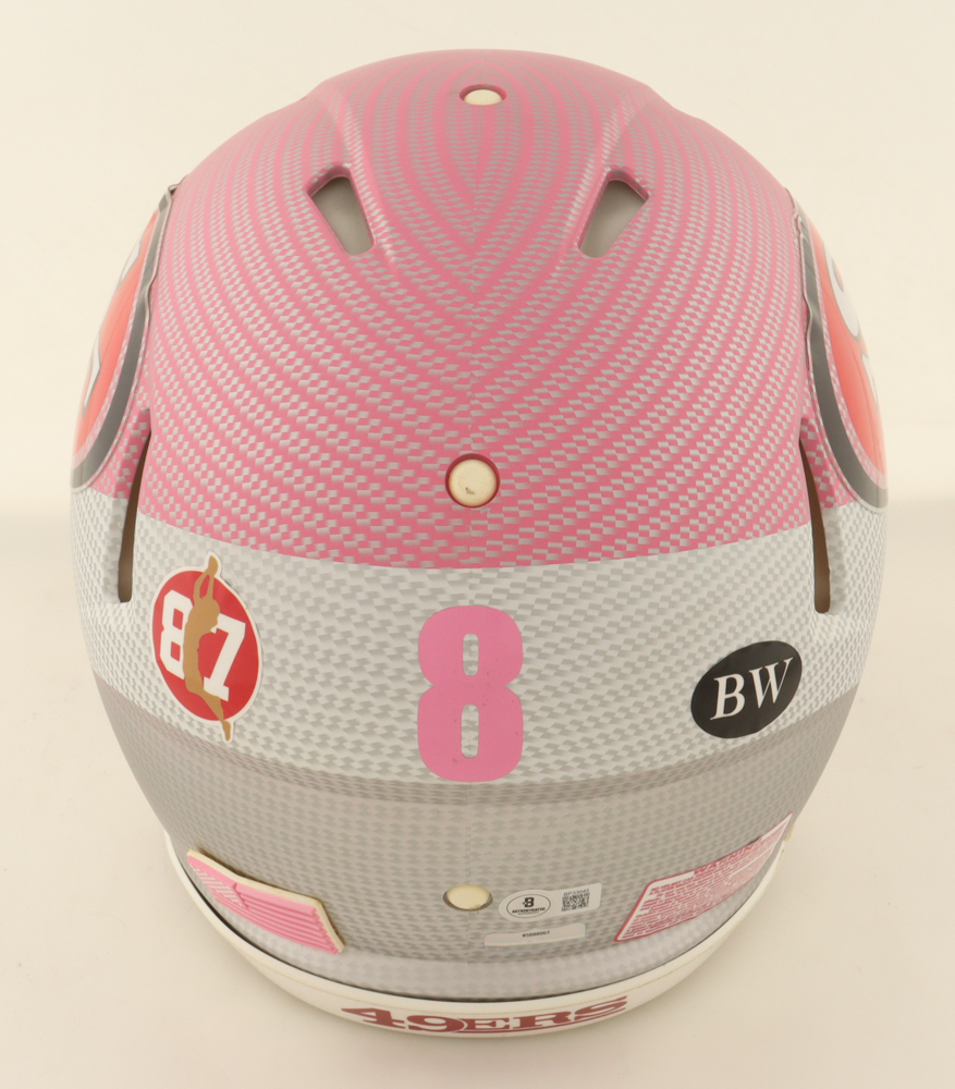 Steve Young Signed 49ers Full-Size Authentic On-Field Hydro-Dipped Speed Helmet with Visor (Beckett) at PristineAuction.com Steve Young Signed 49ers Full-Size Authentic On-Field Hydro-Dipped Speed Helmet with Visor (Beckett) at PristineAuction.com