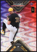 Paul Skenes 2024 Wild Card Auto Mania Triangle Red White and Blue Wave #PS RC #1/1 at PristineAuction.com