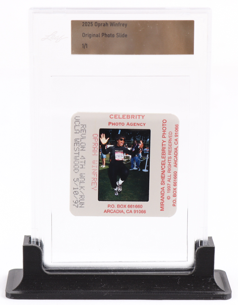 Oprah Winfrey 2025 Leaf Original Photo Slide #NNO #1/1 (Leaf) at PristineAuction.com Oprah Winfrey 2025 Leaf Original Photo Slide #NNO #1/1 (Leaf) at PristineAuction.com