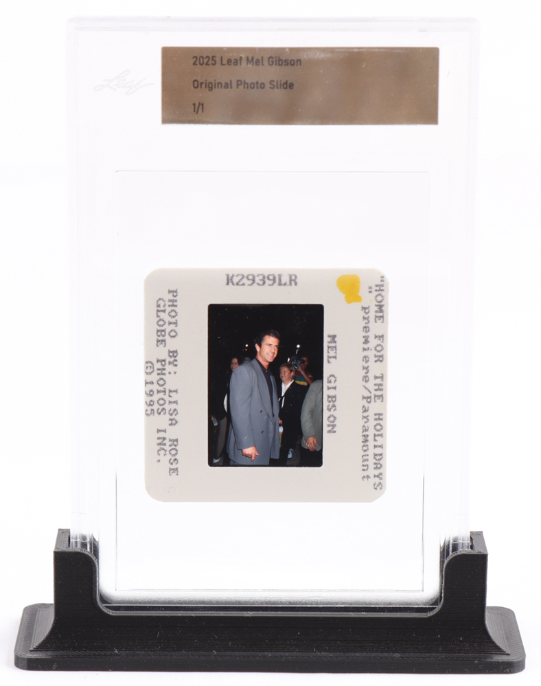 Mel Gibson 2025 Leaf Original Photo Slide #NNO #1/1 (Leaf) at PristineAuction.com Mel Gibson 2025 Leaf Original Photo Slide #NNO #1/1 (Leaf) at PristineAuction.com