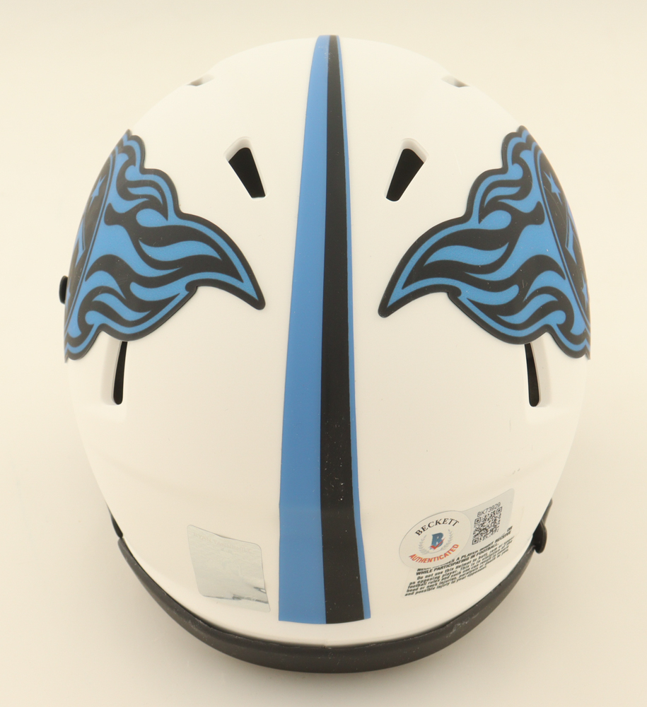 Ryan Tannehill Signed Titans Lunar Eclipse Alternate Speed Mini Helmet (Beckett) at PristineAuction.com Ryan Tannehill Signed Titans Lunar Eclipse Alternate Speed Mini Helmet (Beckett) at PristineAuction.com