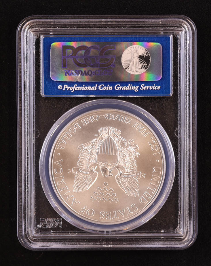 2013-(W) American Silver Eagle - Struck at The West Point Mint (PCGS MS70) at PristineAuction.com 2013-(W) American Silver Eagle - Struck at The West Point Mint (PCGS MS70) at PristineAuction.com