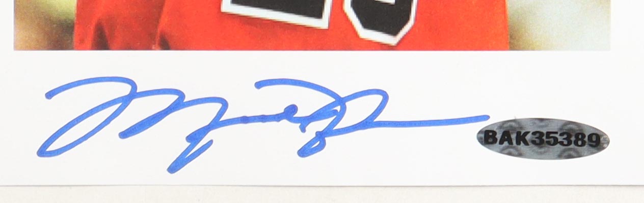 Michael Jordan Signed Bulls 8x10 Photo (UDA & GOAT) | Pristine Auction