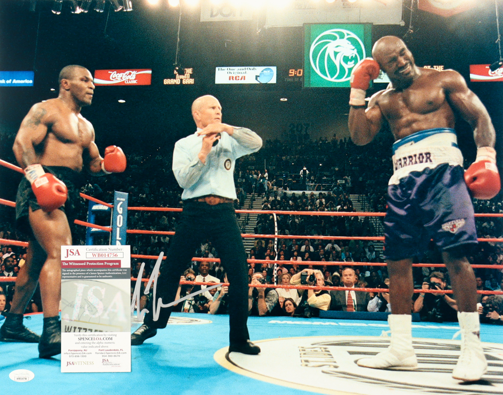 Mike Tyson Signed 16x20 Photo (JSA) at PristineAuction.com Mike Tyson Signed 16x20 Photo (JSA) at PristineAuction.com