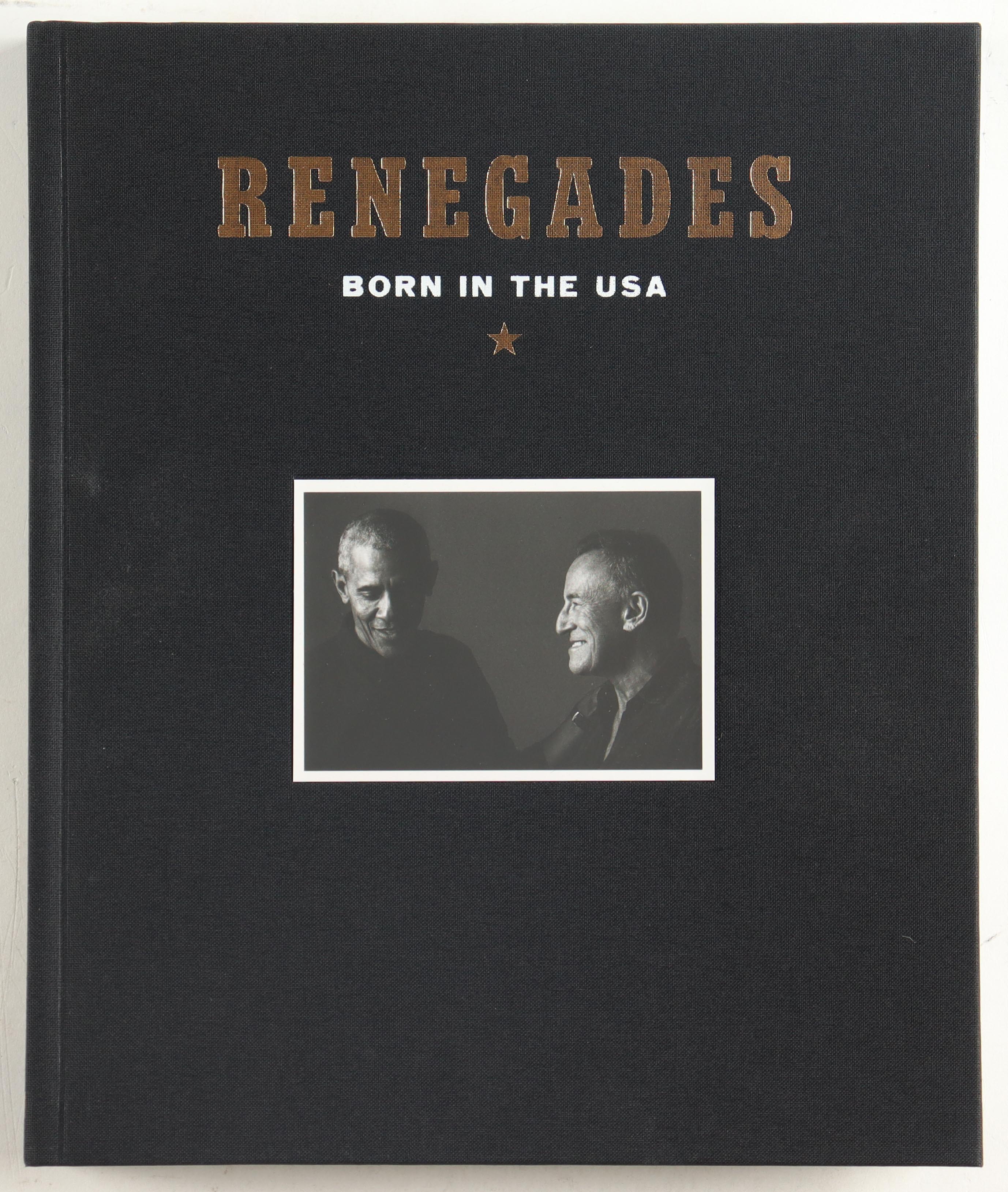 Bruce Springsteen & Barack Obama Dual Signed "Renegades: Born in the USA" Hardcover Book (Beckett LOA) at PristineAuction.com Bruce Springsteen & Barack Obama Dual Signed "Renegades: Born in the USA" Hardcover Book (Beckett LOA) at PristineAuction.com