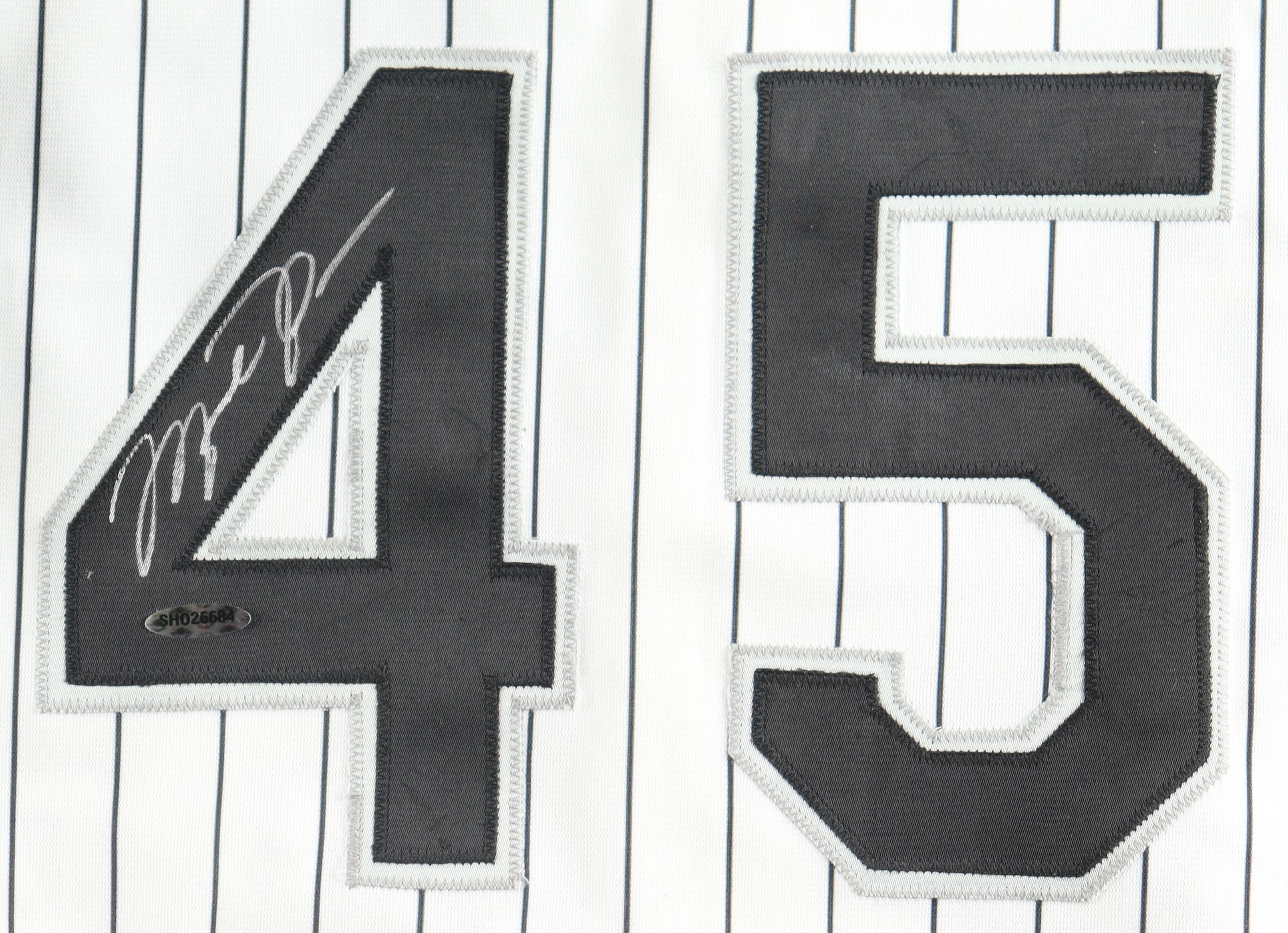 Michael Jordan Signed Barons Authentic Wilson Jersey (UDA COA & G.O.A.T.) at PristineAuction.com Michael Jordan Signed Barons Authentic Wilson Jersey (UDA COA & G.O.A.T.) at PristineAuction.com